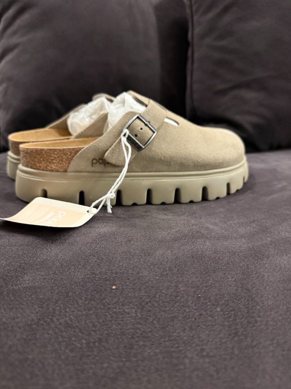 Birkenstock Chunky Boston 40 Taupe